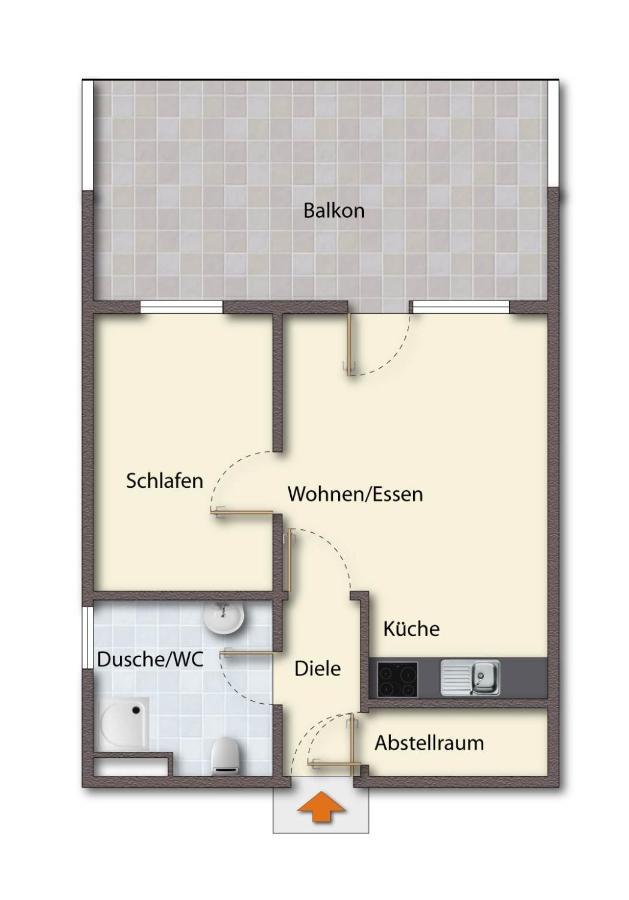 Ferienwohnung Asgard Дорнумерзіль Екстер'єр фото
